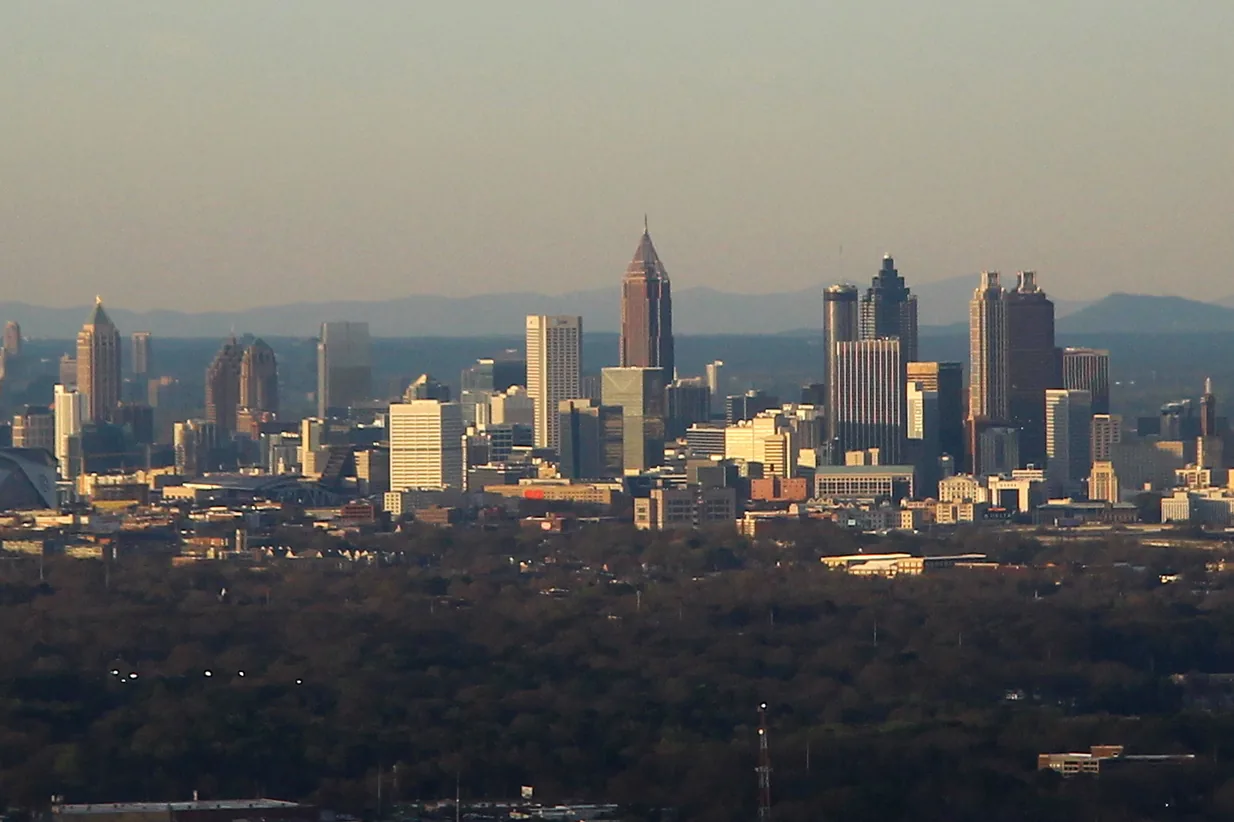 Scenic driving near Atlanta, GA
