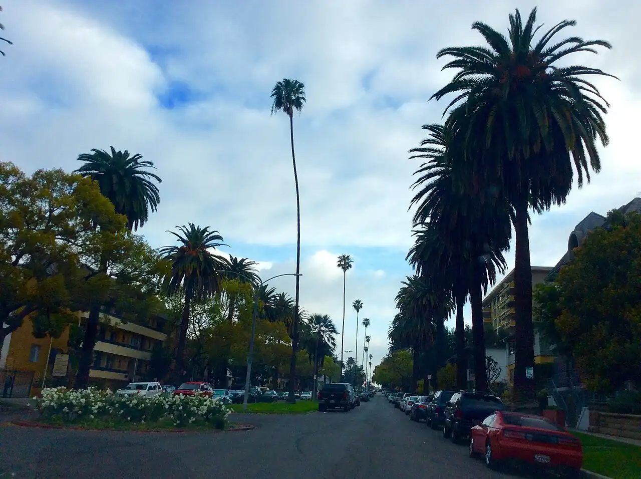 Scenic driving near Los Angeles, CA